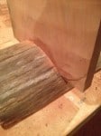 Fitting legs to a timber bench seat