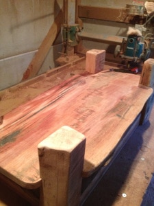Adding a shelf to a timber coffee table