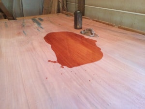 oiling dining table top