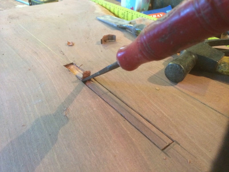 Dining table base construction