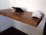 Blackbutt shelf stained brown Japan