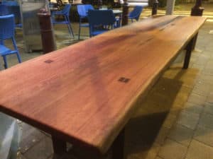 Rustic bar table