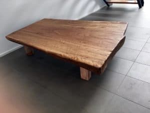 live edge coffee table