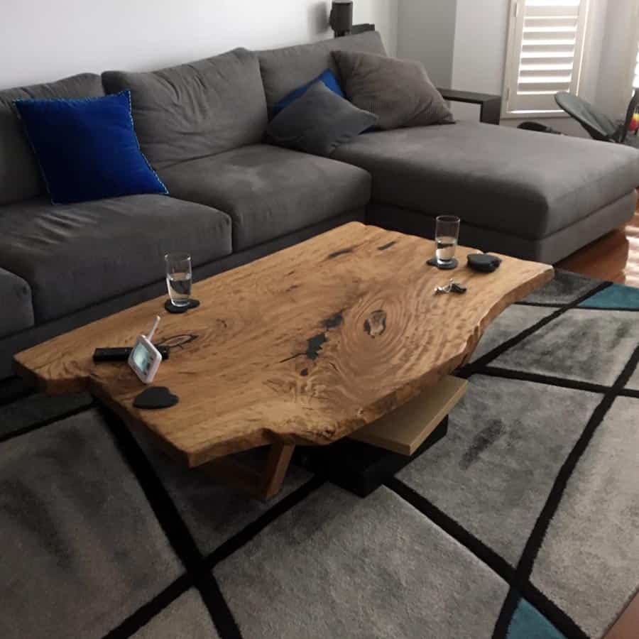 Timber slab coffee tables | Timber Furniture Sydney