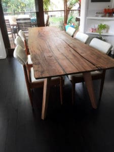 natural edge dining table