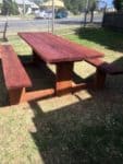 Table with bench seat