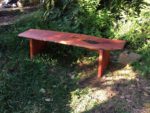 bloodwood bench seat
