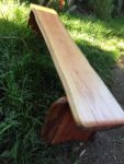 solid timber bench seat