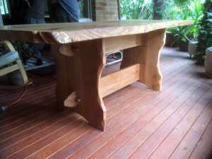 Blackbutt table base