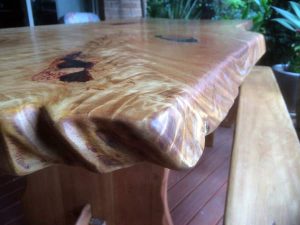 Single slab blackbutt table top