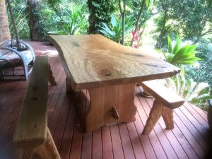Blackbutt dining table