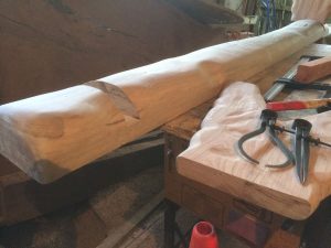 Timber bench seat