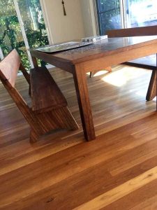 Timber bench seat