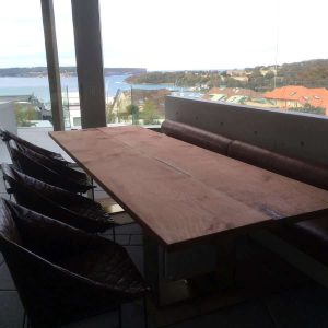 Custom timber dining table